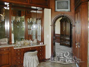 bathroom vanity, solid wood cabinets